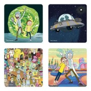 Coasters - Rick And Morty - Assorted 4-Pack