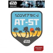 Automotive Graphics - Star Wars - AT-ST On Scarif Badge Window Decal