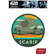 Automotive Graphics - Star Wars - Death Star Over Scarif Badge Window Decal