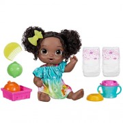 Baby Alive Dolls - Fruity Sips - Lime Black Hair Doll - 5X00