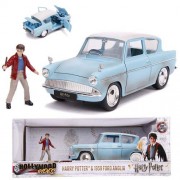 1:24 Scale Diecast - Hollywood Rides - Harry Potter - 1959 Ford Anglia w/ Harry Potter