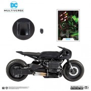DC Multiverse Vehicles - The Batman (2022 Movie) - 7" Scale Batcycle
