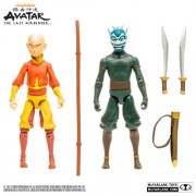 Avatar: The Last Airbender Figures - 5" Scale Aang Vs Bkue Spirit Zuko 2-Pack