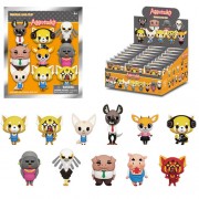 3D Foam Collectible Bag Clips - Aggretsuko - 24pc Blind Bag Display