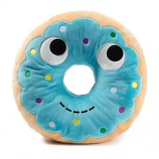 Yummy World Plush - Blue Donut Food Pillow Plush