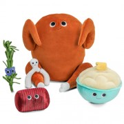 Yummy World Plush - Terry The Turkey Interactive Food Plush with Sides