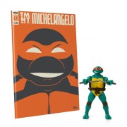 BST AXN Best Action Figures - TMNT - 5" Michelangelo + Comic