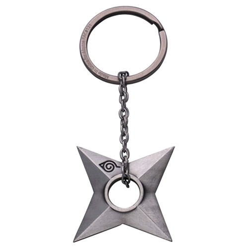 Keychains - Naruto Shippuden - Shuriken Konoha 3D Keychain