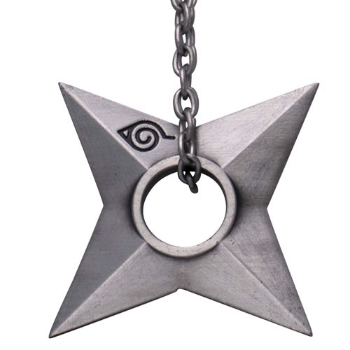 Keychains - Naruto Shippuden - Shuriken Konoha 3D Keychain