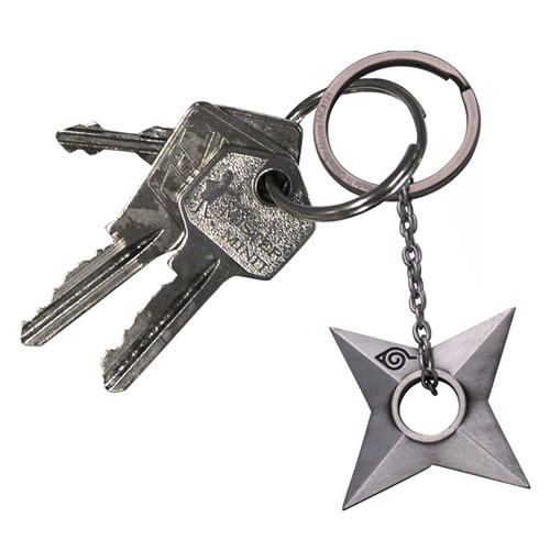 Keychains - Naruto Shippuden - Shuriken Konoha 3D Keychain