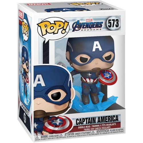 Pop! Marvel - AVN 4 Movie Endgame - Captain America (Broken Shield & Mjolnir)