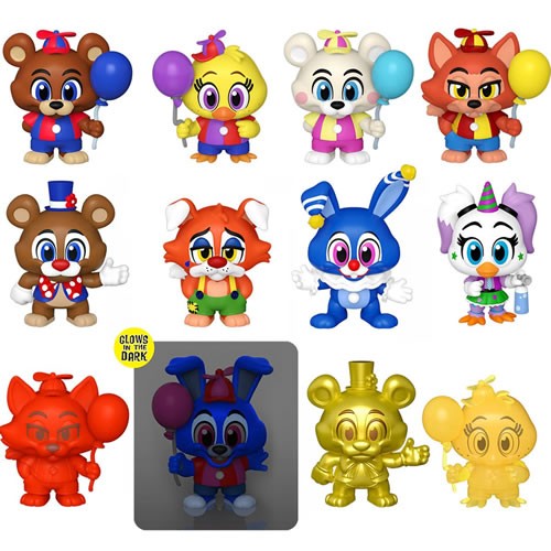 Mystery Minis Figures - FNAF: Balloon Circus - 12pc Assorted Display