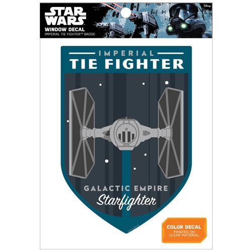Automotive Graphics - Star Wars - Imperial TIE Fighter Badge Window Decal