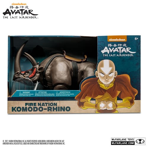 Avatar: The Last Airbender Figures - 5" Scale Fire Nation Komodo-Rhino
