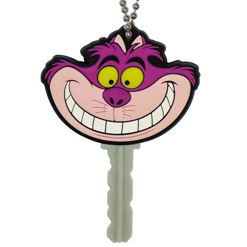 Soft Touch PVC Key Holders - Disney - Alice In Wonderland - Cheshire Cat