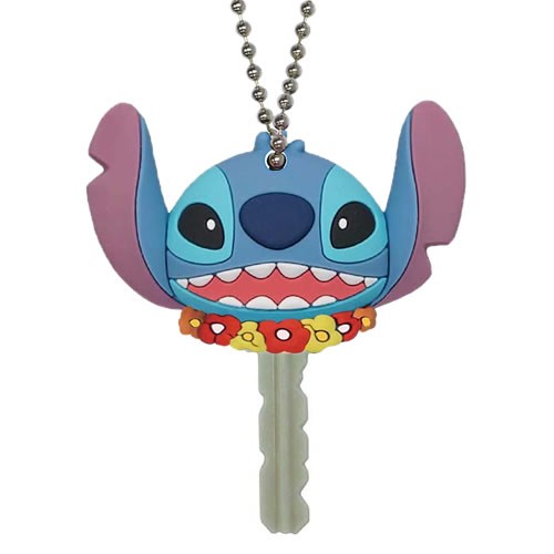 Soft Touch PVC Key Holders - Disney - Lilo & Stitch - Stitch