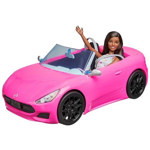 Barbie Dolls - Barbie w/ Convertible Vehicle (Black)
