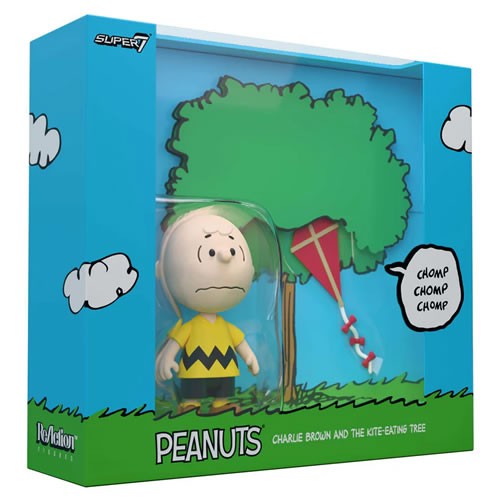 ReAction Figures - Peanuts - Charlie Brown And The Kite-Eating Tree (Diorama Box)