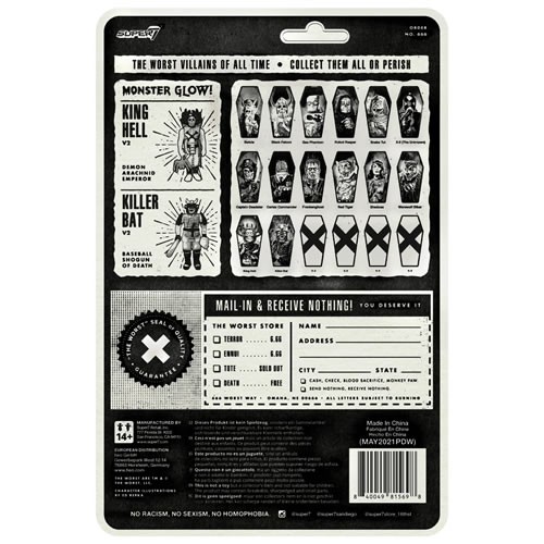 Reaction Figures - The Worst - W03 - Killer Bat (Hell-oween Glow)