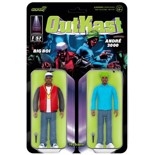Reaction Figures - OutKast - W01 - OutKast (ATLiens) 2-Pack