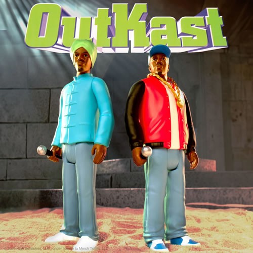 Reaction Figures - OutKast - W01 - OutKast (ATLiens) 2-Pack
