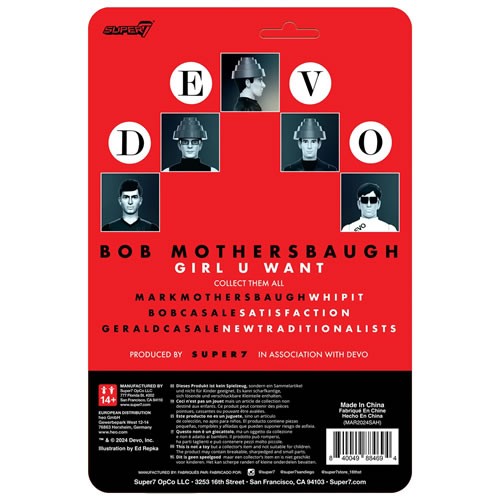 ReAction Figures - Devo - W04 - Bob Mothersbaugh (The Girl U Want)