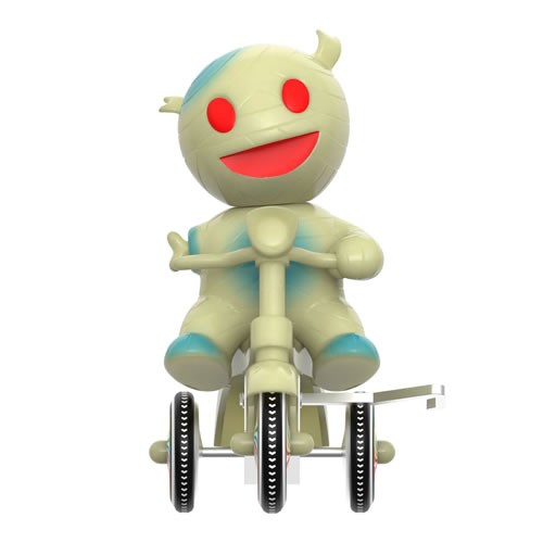 Super Cycles Figures - Super7 - Mummy Boy (Glow w/ Glow Trike)