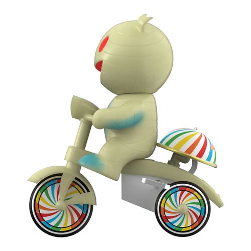 Super Cycles Figures - Super7 - Mummy Boy (Glow w/ Glow Trike)