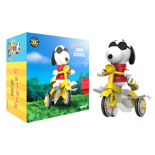Super Cycles Figures - Peanuts - Joe Cool (Red w/ Yellow Trike)