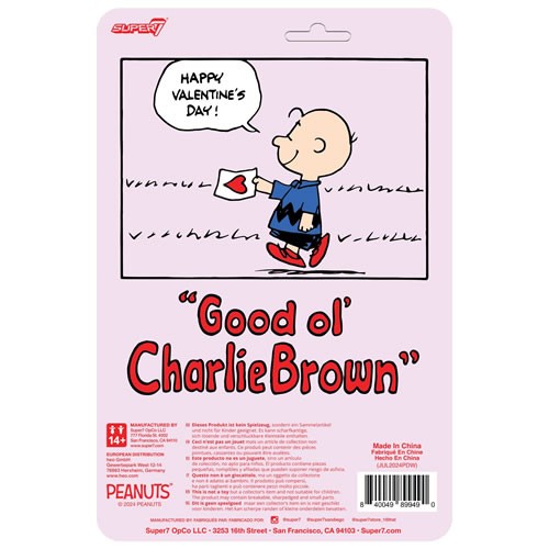 ReAction Figures - Peanuts - Charlie Brown (Valentine Delivery)