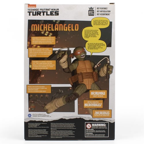 BST AXN Best Action Figures - TMNT - IDW Comics - 5" Michelangelo V2 w/ Limited Edition Comic