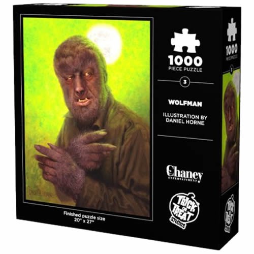 Puzzles - 1000 Pcs - Chaney Entertainment - The Wolfman