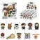 3D Foam Collectible Bag Clips - Star Wars - S03 - Ep VI ROTJ - 24pc Blind Bag Display