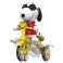 Super Cycles Figures - Peanuts - Joe Cool (Red w/ Yellow Trike)