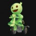 Super Cycles Figures - Super7 - Mummy Boy (Glow w/ Glow Trike)