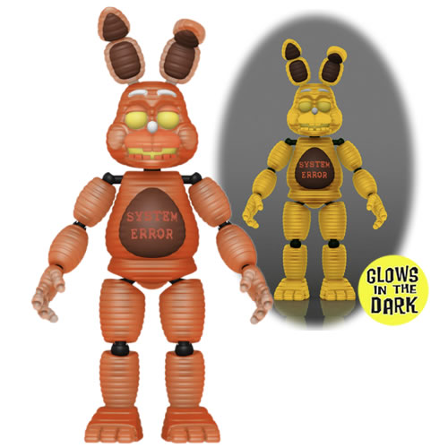 Funko Pop! Action Figure: Five Nights at Freddy's - System Error Bonnie  (Glow in The Dark)