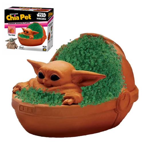 Star Wars The Mandalorian The Child Baby Yoda Chia Pet Decorative Planter