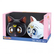 Gift Sets - Sailor Moon - Luna & Artemis 3D Mugs