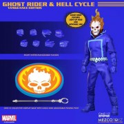 One:12 Collective Figures - Marvel - Ghost Rider And Hell Cycle (Vengeance Edition) Exclusive