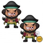 Pop! Animation - One Piece - Marshall D. Teach w/ Pop! Protector & Chase (Exclusive)