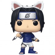 Pop! Animation - Naruto: Shippuden - Sasuke Uchiha (Paw Encyclopedia) w/ Pop! Protector (Exclusive)