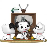Pop! Moments - Disney - 101 Dalmatians (1996 Movie) - Rolly, Patch & Lucky w/ TV