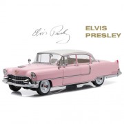 1:18 Scale Diecast - Elvis Presley (1935-77) - 1955 Cadillac Fleetwood Series 60 "Pink Cadillac"