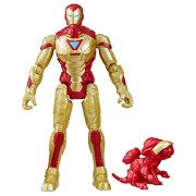 Marvel Mech Strike: Mechasaurs Figures - 4" Scale Iron Man - 5X21