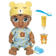 Baby Alive Dolls - Lil Dreamer - Snoozer Bear Black Hair Boy Baby Doll - 5X00
