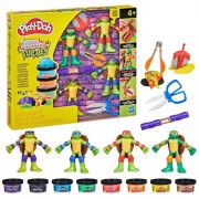 Play-Doh - TMNT - Tales Of The Teenage Mutant Ninja Turtles - Cowabunga Creations - 5L00