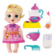 Baby Alive Dolls - Bubbly Tea Party - LaLa GooGoo Blonde Hair Baby Doll - 5X00