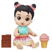 Baby Alive Dolls - Sweet Snacks - Katie Kat Black Hair Baby Doll - 5X00