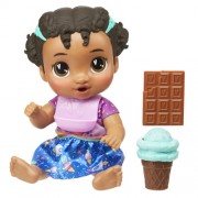 Baby Alive Dolls - Sweet Snacks - Tilly Tinker Black Hair Baby Doll - 5X00