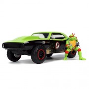 1:24 Scale Diecast - Hollywood Rides - TMNT - 1967 Chevy Camaro w/ Raphael